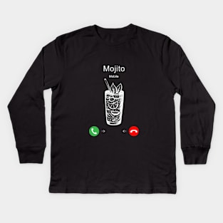 Mojito is Calling Kids Long Sleeve T-Shirt